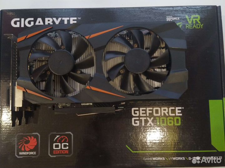 Видеокарта gtx 1060 6gb