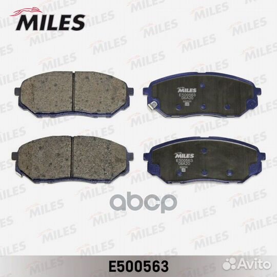 Колодки тормозные дисковые E500563 Miles