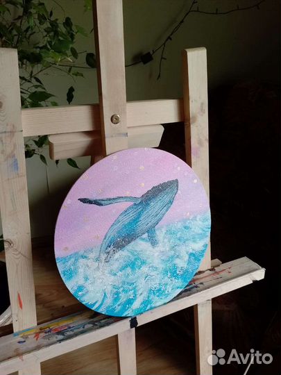 Картина акрилом на холсте