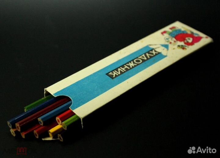 Карандаши Художник набор 12 штук 1990 СССР