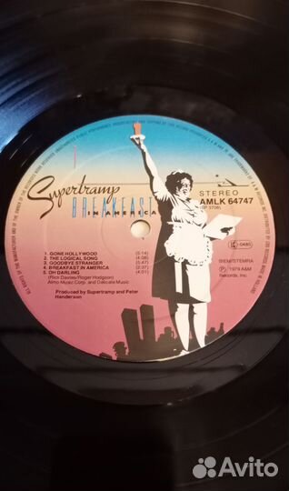 Supertramp Breakfast in America, LP Holland