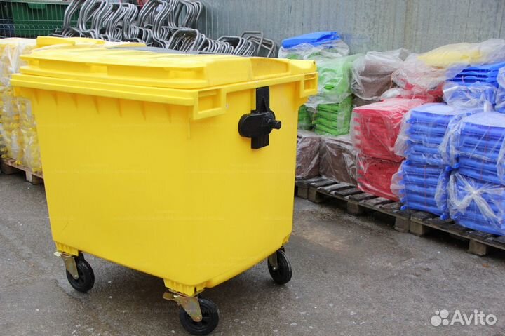 Мусорный Пластиковый Евроконтейнер 1100л C2121