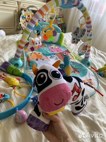 Развивающий коврик, детские игрушки 0+ пакетом