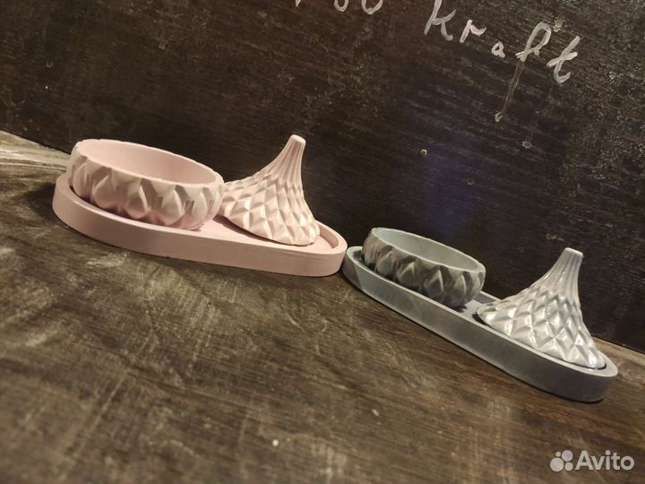 Сервис из гипса