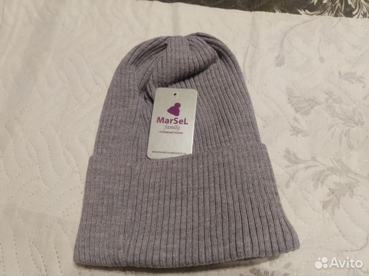 Шапка демисезонная подростковая, размер 52-56