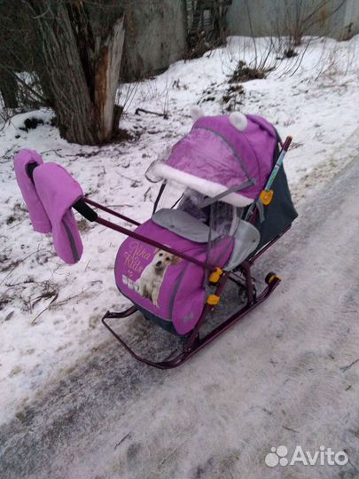 Коляска санки