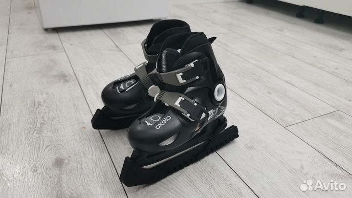 Коньки хоккейные раздвижные 26-28рр