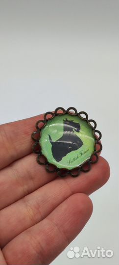 Брошь винтажная 1960-1980-гг. №25 362 Замок рабочи