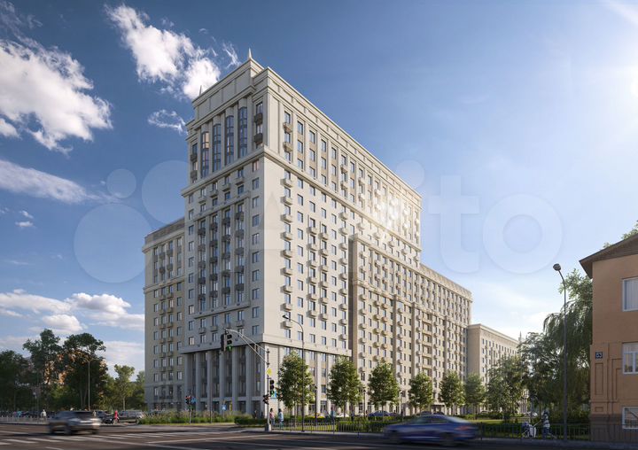 1-к. квартира, 56,8 м², 4/17 эт.