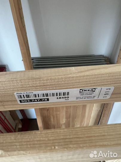 Стеллаж IKEA ивар 124см 83*50см