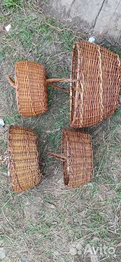 Корзины плетеные из ивы. Ручная работа