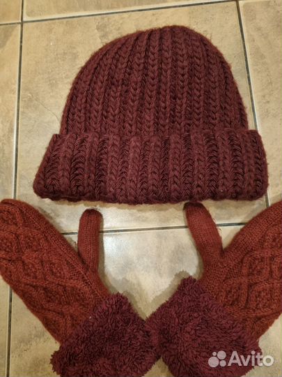 Шапка Зима Варежки