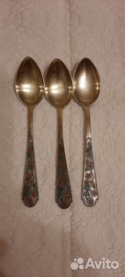 Серебряные чайные ложки СССР