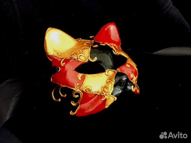 Венецианская карнавальная маска Гатто 