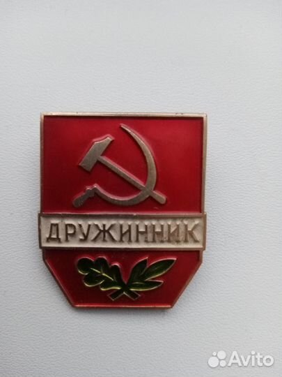 Значок дружинник