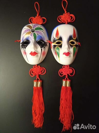 Маски керамические для интерьера