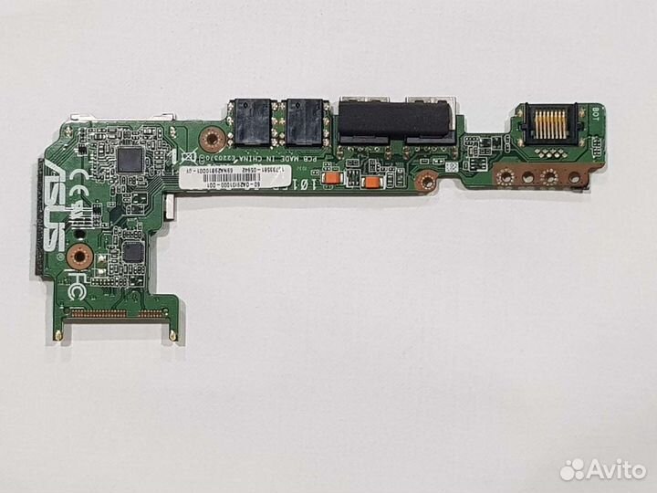 Плата с разьемами USB, audio для Asus Eee PC 1011