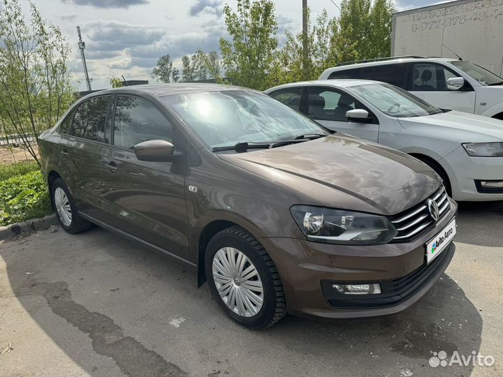 Volkswagen Polo 1.6 AT, 2016, 116 200 км