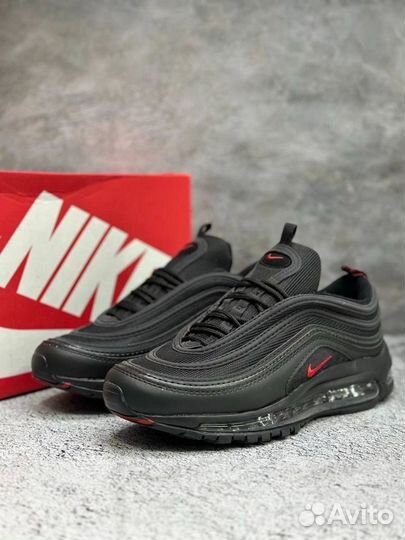 Nike air max 97 black red