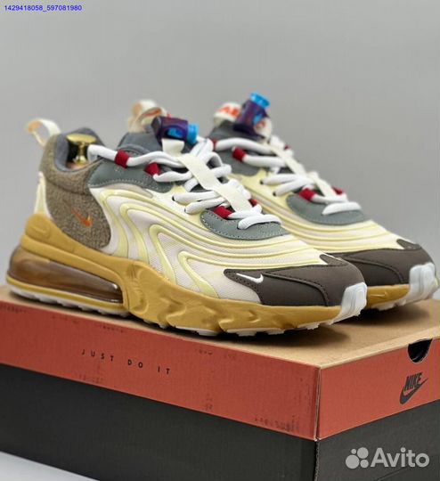 Кроссовки Nike Air Max 270 React Travis Scott (Арт.78613)