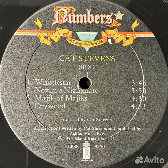 Cat Stevens – Numbers (США 1975г.)