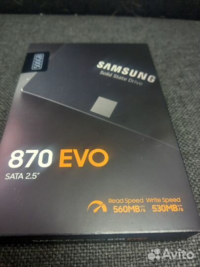 Накопитель SSD Samsung 870 EVO (MZ-77E500BW) 500Гб