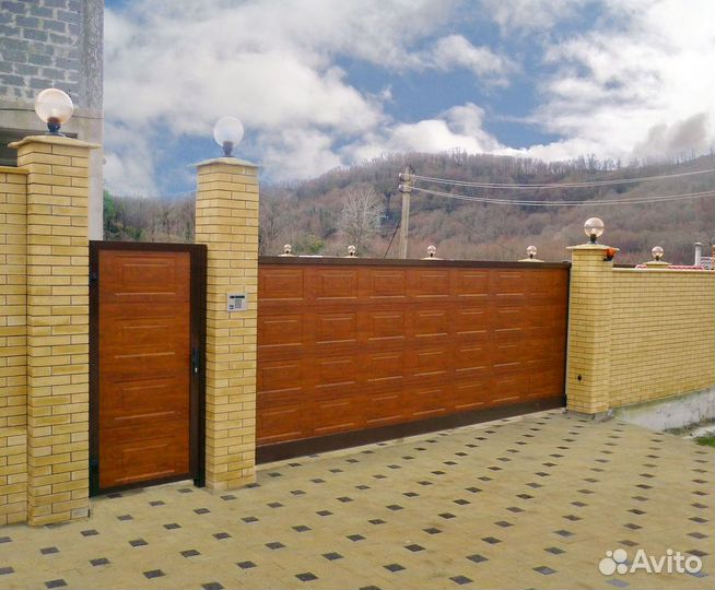 Откатные ворота 3500*2450