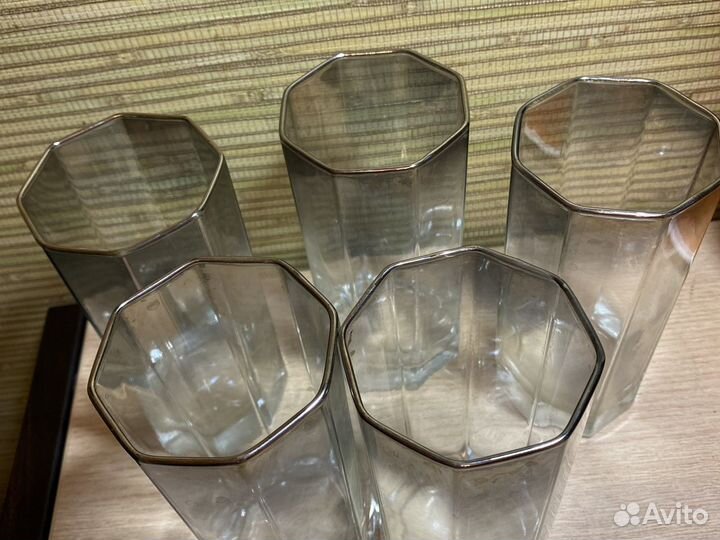 Бокалы омбре, стаканы