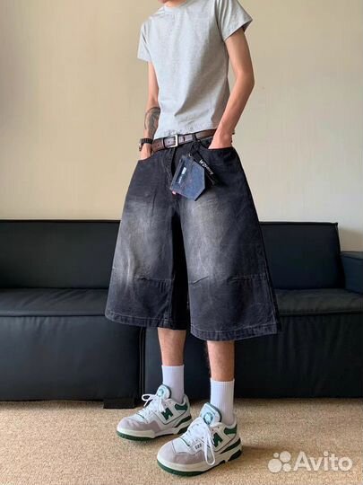 Шорты джинсовые широкие type jaded london