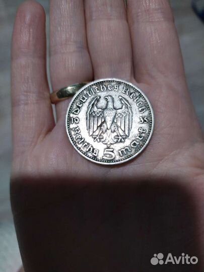 5 рейхсмарок 1935 года