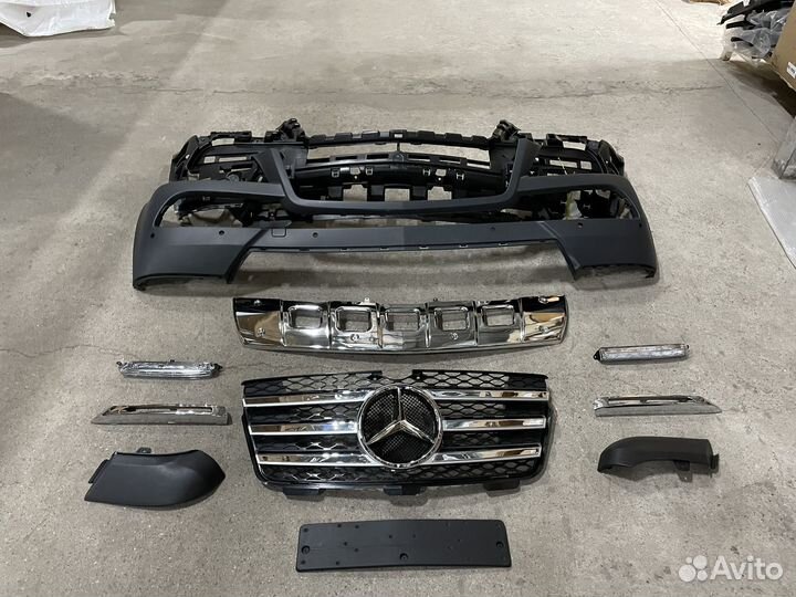 Бампер в сборе Mercedes GL w164 x164 2009-2012г