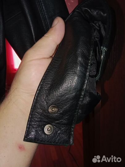 Кожаная куртка мужская