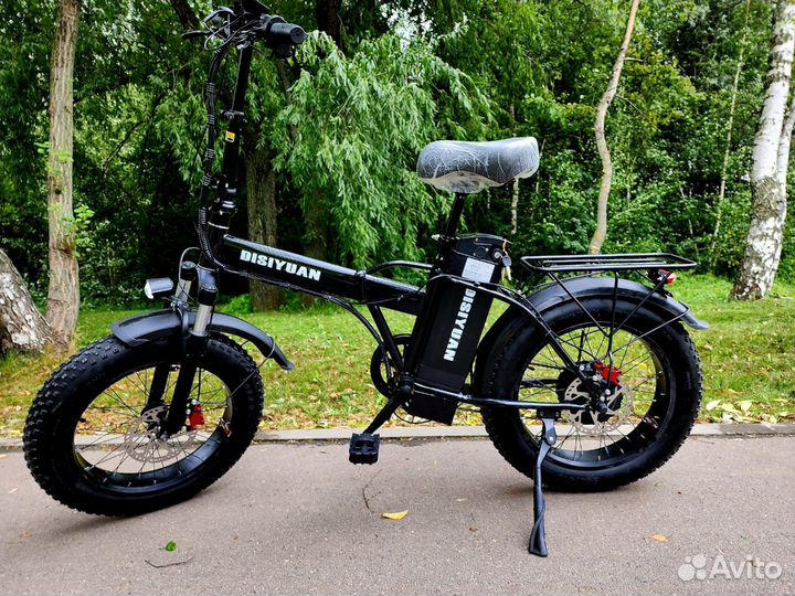 Электровелосипед фэтбайк складной