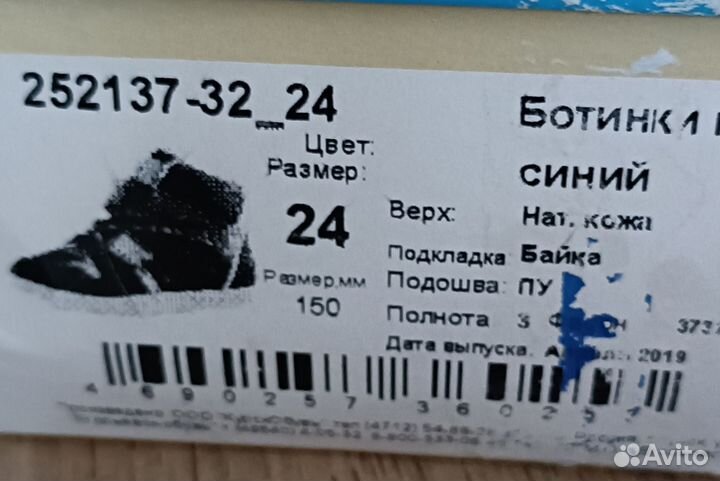 Ботинки демисезонные для мальчика