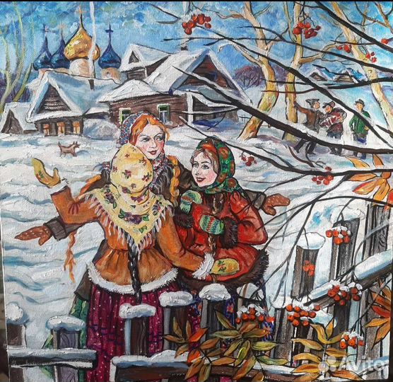 Картина холст масло