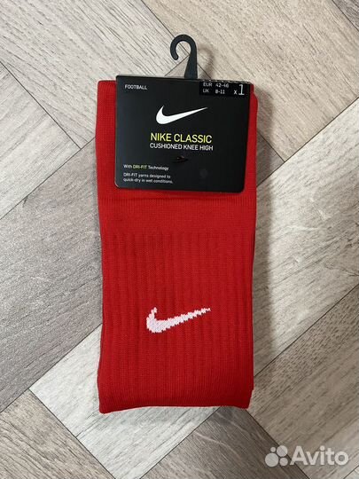 Гетры Nike Classic Cushioned Knee High (красные)