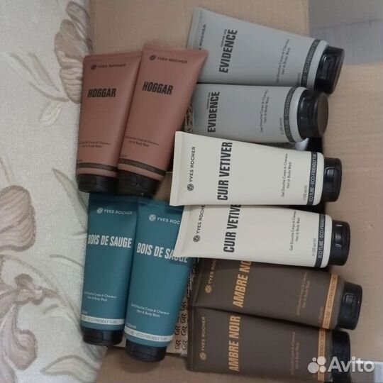 Мужские шампунь-гель, пена, бальзам Ив Роше