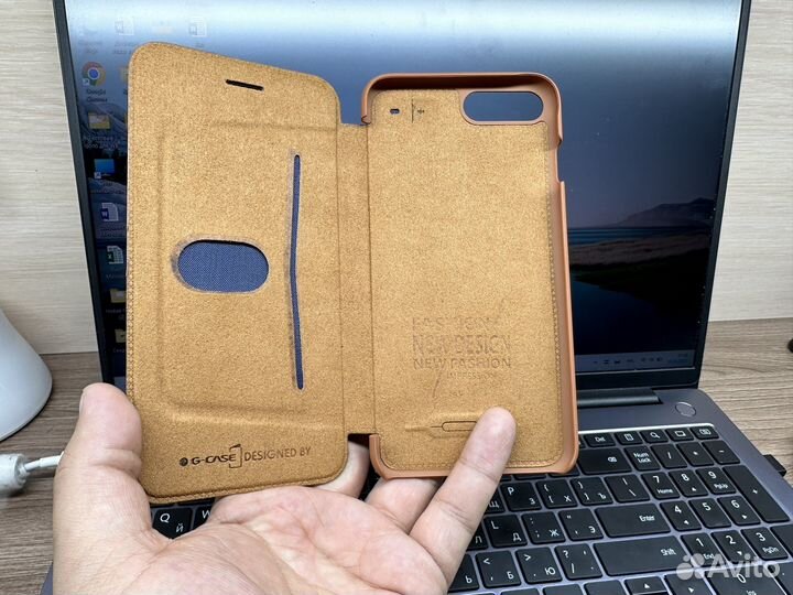 Чехол на iPhone 7 plus 8 plus книжка