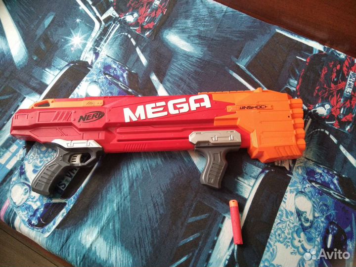 Бластер nerf mega