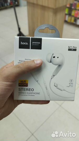 Наушники Hoco M1 pro lightning