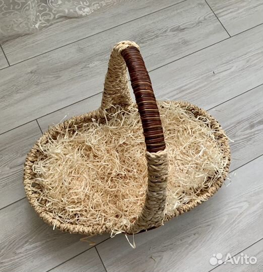 Козина плетеная овальная