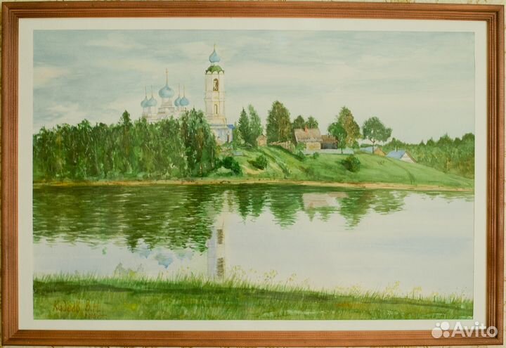 Акварель(летний пейзаж)