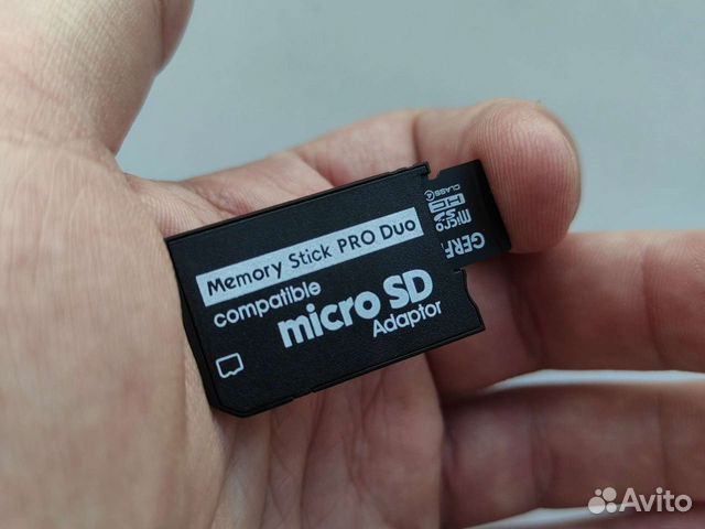 Memory Stik Pro Duo адаптер для Micro SD