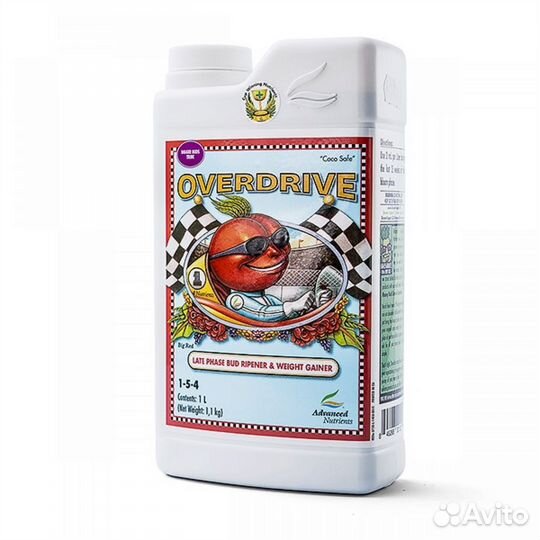 Удобрение Overdrive 1 литр Advanced Nutrients