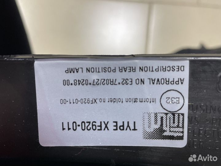 Задний фонарь renault