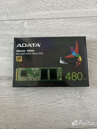 Ssd накопитель Adata Ultimate SU650 480 Гб