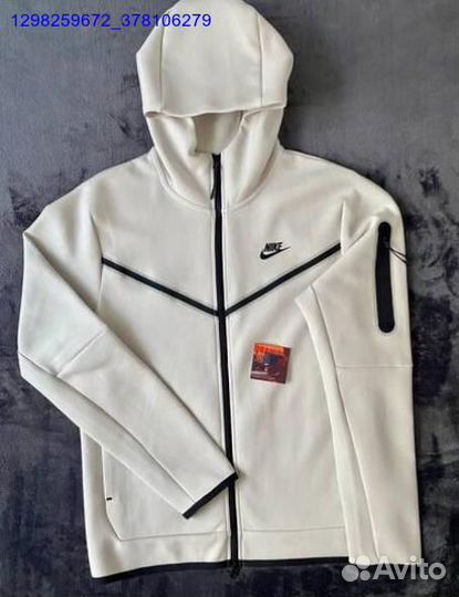 Зип худи Nike Tech белая (Арт.28146)