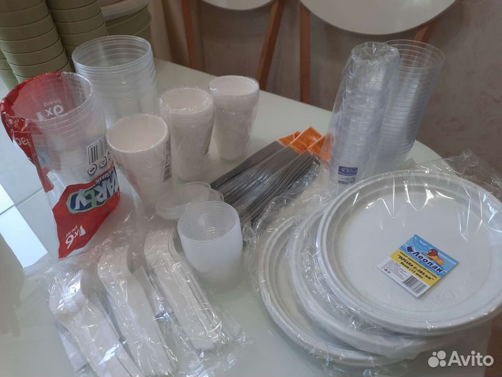 Наборы посуды для пикника от 6 до 42 человек