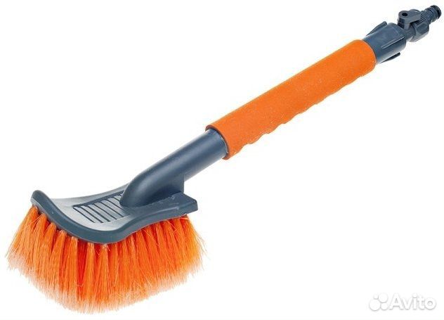 Щетка для мытья с насадкой для шланга, с мягкой ра