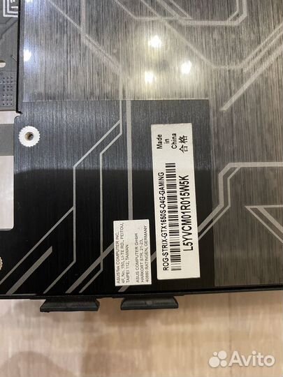 Видеокарта GTX 1650 Super Asus Strix